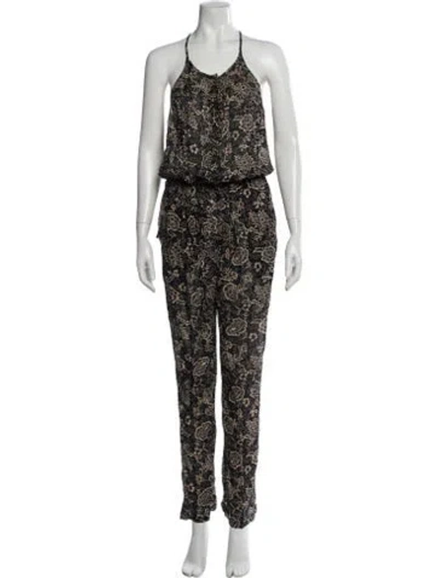 Pre-owned Isabel Marant Paisley Print Halterneck Jumpsuit