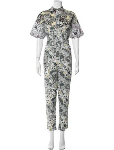 Pre-owned Isabel Marant Paisley Print Jumpsuit W/ Tags In Black