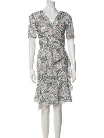 Pre-owned Isabel Marant Paisley Print Knee-length Dress In Multi