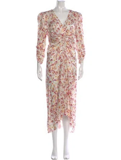 Pre-owned Isabel Marant Paisley Print Midi Length Dress In Neutral
