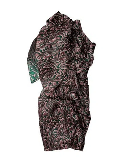 Pre-owned Isabel Marant Paisley Print Mini Dress In Pink