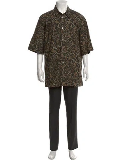 Pre-owned Isabel Marant Paisley Print Short Sleeve Shirt In Multicolor