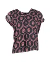 Isabel Marant Paisley Print V-neck Blouse In Multicolor Viscose In Multi