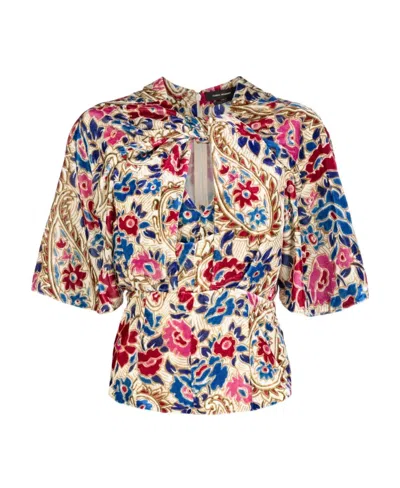 Isabel Marant Paisley Printed Shirt In Nude