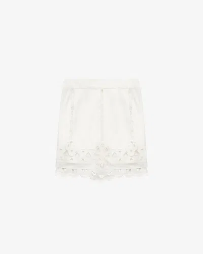 Isabel Marant Palmira Skirt In White