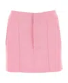 Isabel Marant Licoba Cotton & Viscose Mini Skirt In Pink