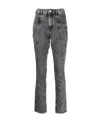 Isabel Marant Panelled Skinny Jeans In Gray