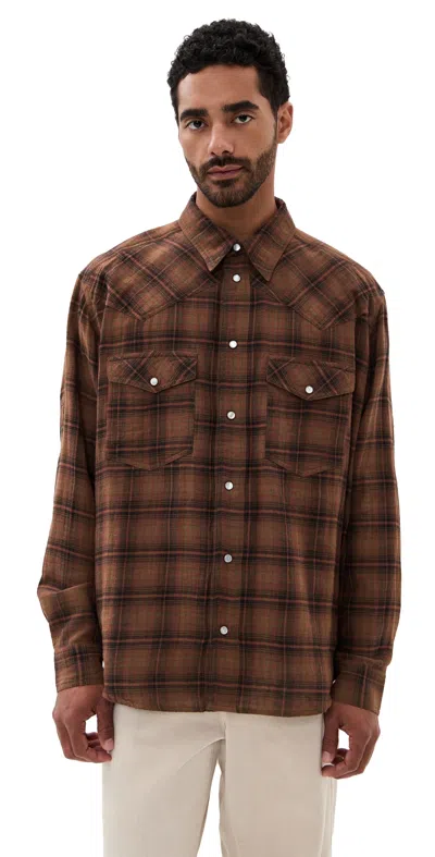 Isabel Marant Panema Shirt Dark Bronze In Brown