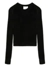 Isabel Marant Panila Round-neck Sweater In Black