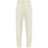 Isabel Marant Woman Denim Pants Cream Size 2 Cotton In Multicolor