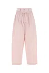 Isabel Marant High Waist Cotton Pant With Elastic Waistband
