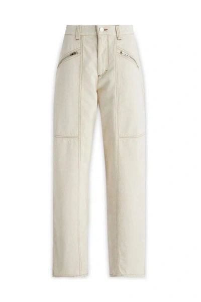 Isabel Marant Trousers With Back Pockets And Belt Loops In 23ec