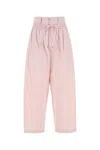 Isabel Marant High Waist Cotton Pant With Elastic Waistband