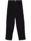 Isabel Marant Emmy Straight-leg Jeans In Faded Black