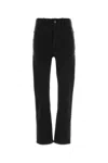 Isabel Marant Black Stretch Denim Niliane Jeans In Black