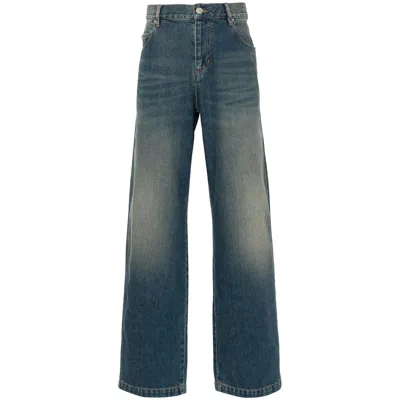 Isabel Marant Jorje Jeans With Medium Rise In Blue