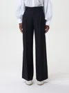 Isabel Marant Romina Pleated Pinstriped Crepe Wide-leg Pants In Blau