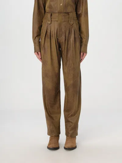 Isabel Marant Pants  Woman Color Brown In Braun