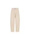 Isabel Marant Oriane Barrel-leg Jeans In Neutral