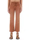 Isabel Marant Jeans With Belt Loops In Multicolour
