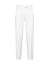 Isabel Marant Straight-leg Cropped Slim-cut Trousers In White
