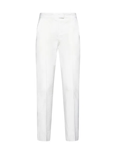 Isabel Marant Straight-leg Cropped Slim-cut Trousers In White