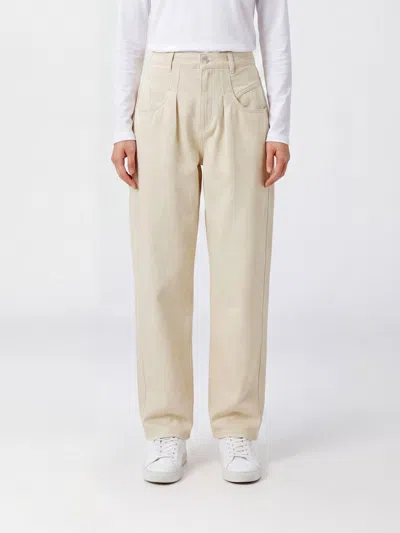 Isabel Marant High-waisted Relaxed Straight-leg Jeans In Yellow