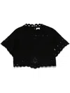 Isabel Marant Parissa Embroidered Cutwork Top In Black