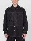 Isabel Marant Pascual Denim Jacket Chest Pockets In Black