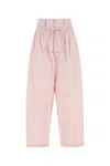 Isabel Marant High Waist Cotton Pant With Elastic Waistband