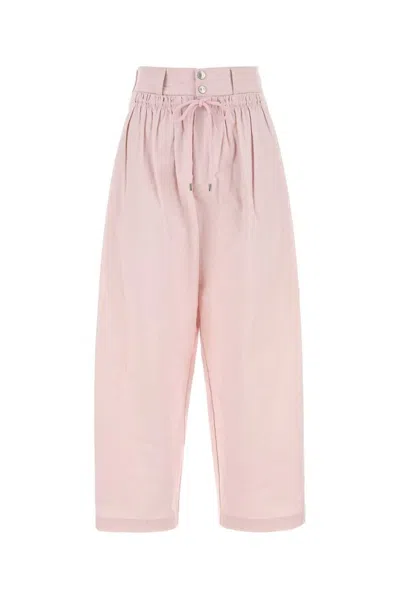 Isabel Marant Pastel Pink Cotton Inaya Pant