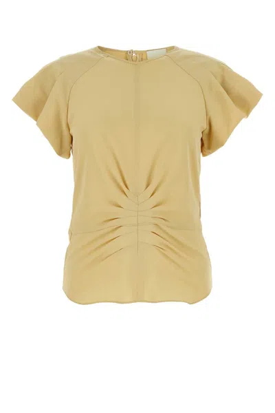Isabel Marant Pastel Yellow Polyester Tullya Blouse