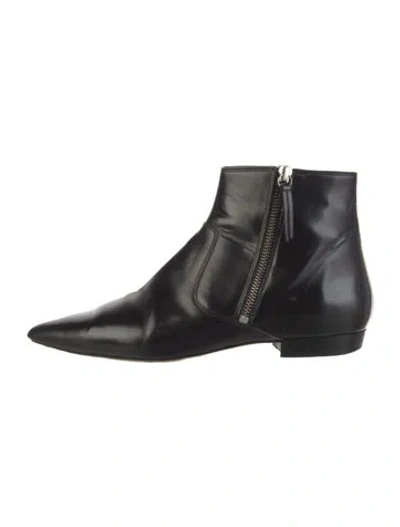 Pre-owned Isabel Marant Patent Leather Boots In Black