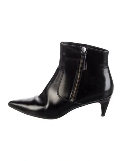 Pre-owned Isabel Marant Patent Leather Boots In Black