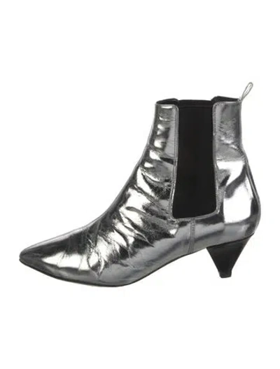Pre-owned Isabel Marant Patent Leather Chelsea Boots