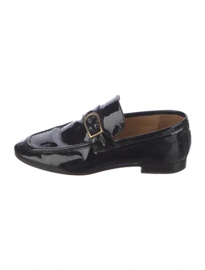 Pre-owned Isabel Marant Patent Leather Loafers In Black