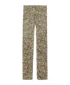 Isabel Marant Ferni Straight Cut Stretch Pants In Nude