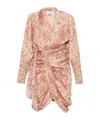 Isabel Marant Cleora Mini Dress In Nude