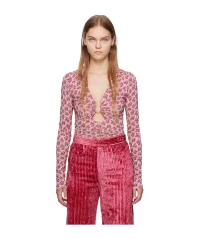 ISABEL MARANT PATTERN PRINTED BLOUSE