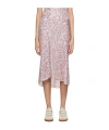 Isabel Marant Pattern Printed Skirt In Nude