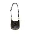 Isabel Marant Pattern Shoulder Bag In Black