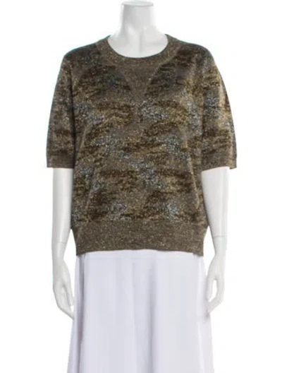 Pre-owned Isabel Marant Patterned Crew Neck Sweater