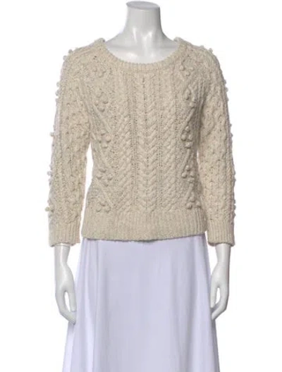 Pre-owned Isabel Marant Patterned Crew Neck Sweater In Neutral