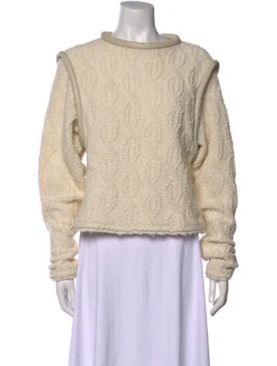 Pre-owned Isabel Marant Patterned Crew Neck Sweater In Neutral