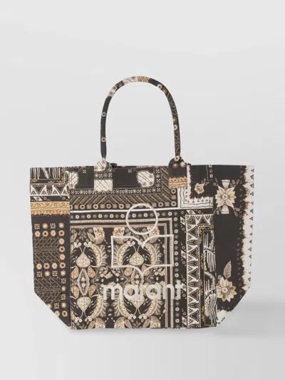 Isabel Marant Patterned Design Tote Bag With Top Handles