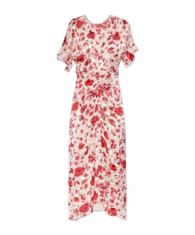 Isabel Marant Patterned Dress In Pink