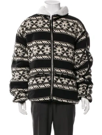 Pre-owned Isabel Marant Patterned Jacket In Black