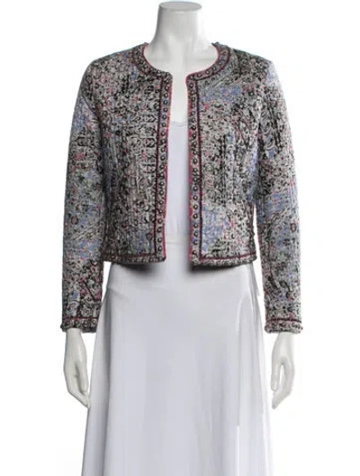 Pre-owned Isabel Marant Patterned Jacket In Black
