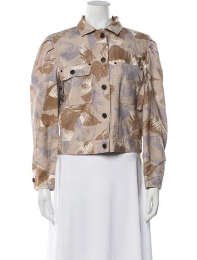 Pre-owned Isabel Marant Patterned Jacket In Neutrals
