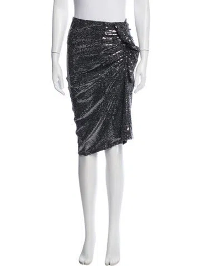 Pre-owned Isabel Marant Patterned Midi Length Skirt W/ Tags In White